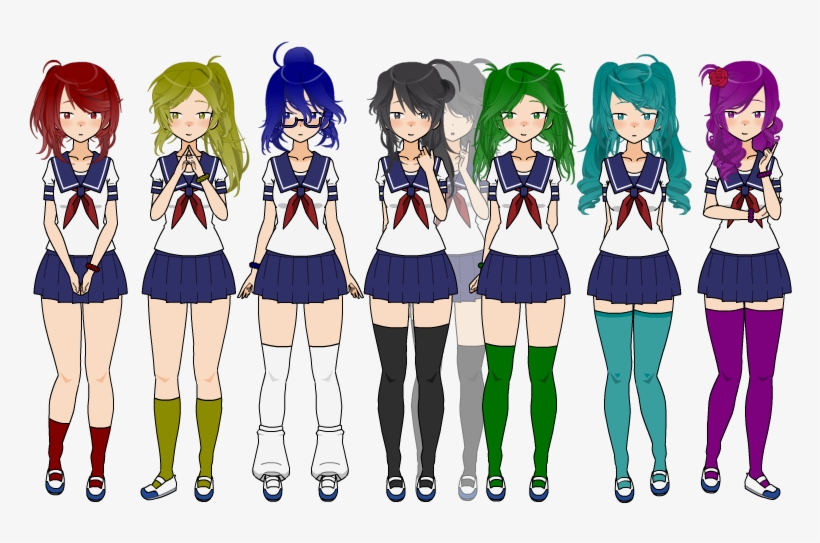 Female Students - Yandere Simulator Pictures Of Students, transparent png download