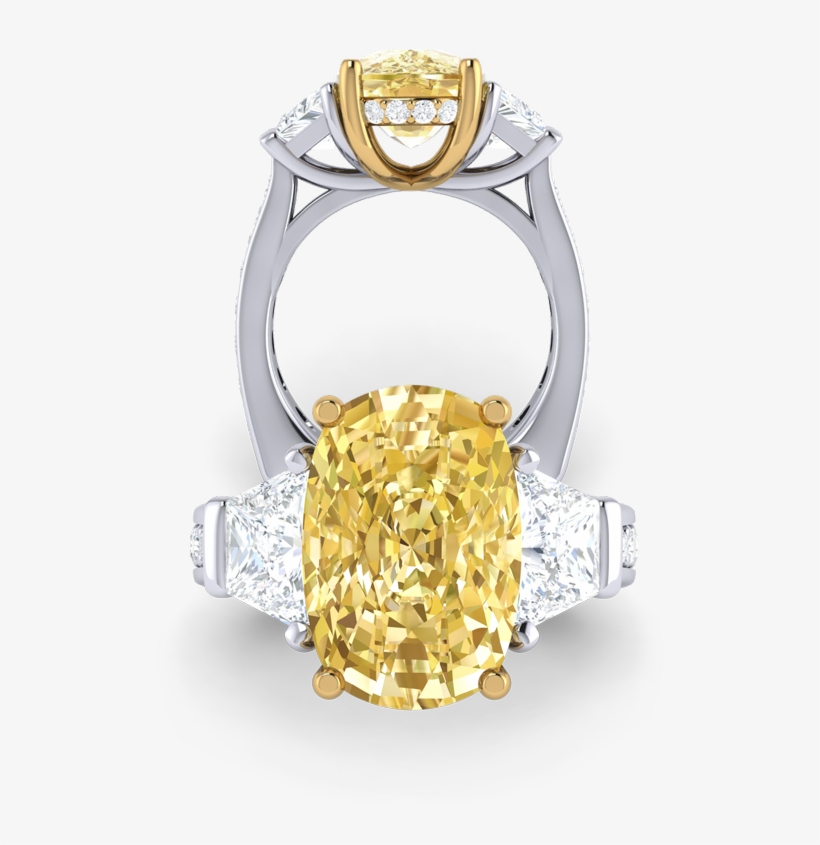 010356 Fy Pt Yg 2v - Ring, transparent png download