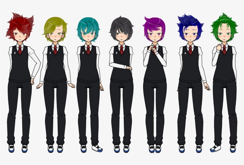 Male Students - Tmp - Yandere Simulator Male, transparent png download