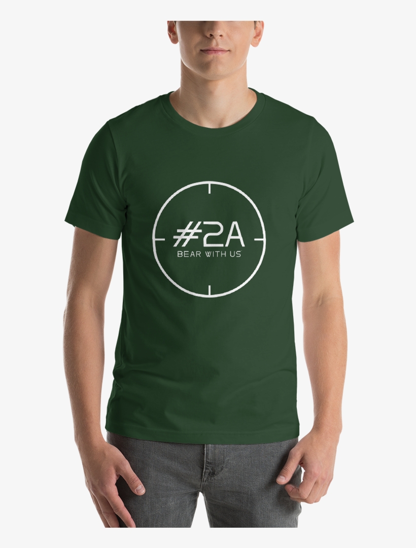 Mens White Crosshair - T-shirt, transparent png download