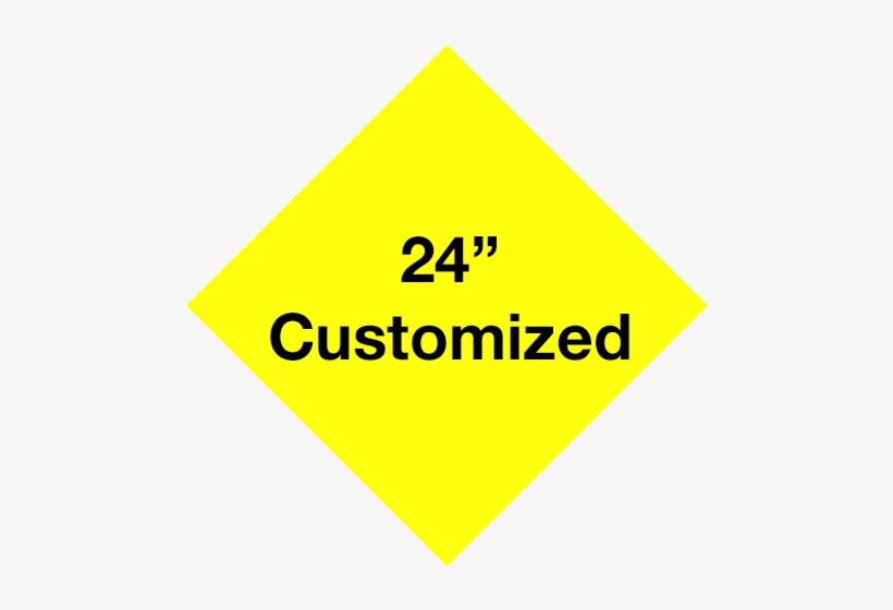 Yellow Diamond Custom Floor Tape Safety Marking - Yellow Octagon, transparent png download