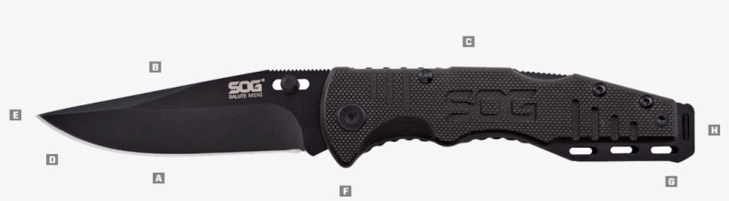 In Fact, Many Of Our Customers Carry Multiple Knives - Sog: Salute Mini, Hardcased Black Finish, G10 Handle, transparent png download