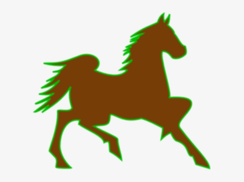 Fire Horse Green Svg Clip Arts 600 X 533 Px, transparent png download
