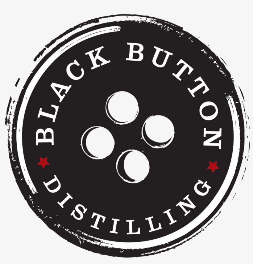 Black Button Distilling 2 Color Logo Clear Buttons, transparent png download