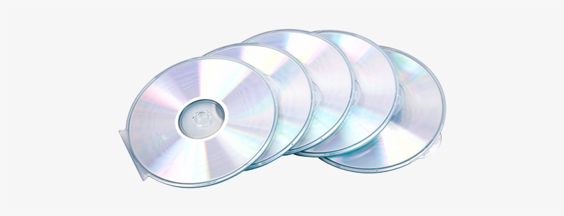 Fellowes Cd Case Round Slim Clear 9834201 - Compact Disc, transparent png download