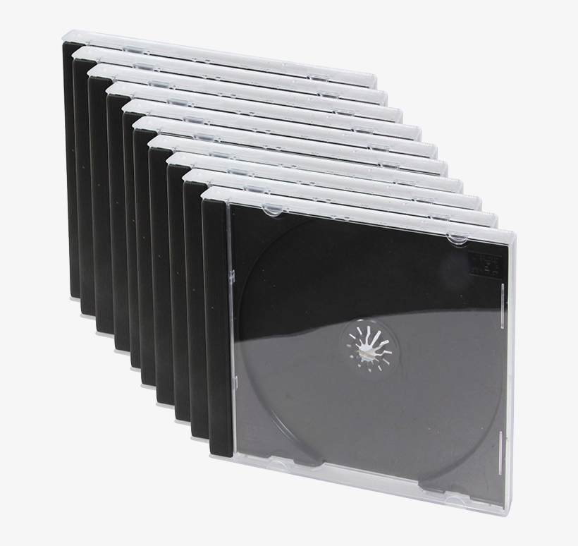 Product Image (png) - Logilink Storage Cd Jewel Case - Black, Transparent, transparent png download
