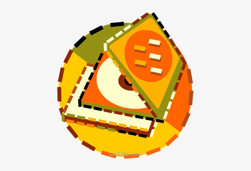 Cd Case Royalty Free Vector Clip Art Illustration - Compact Disc, transparent png download
