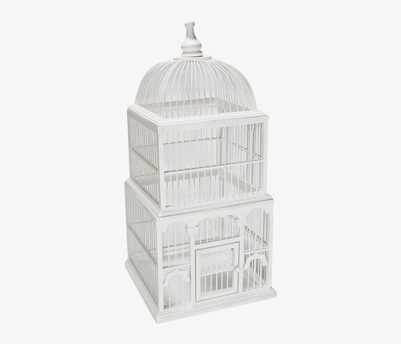 White Bird Cage - Shelf, transparent png download