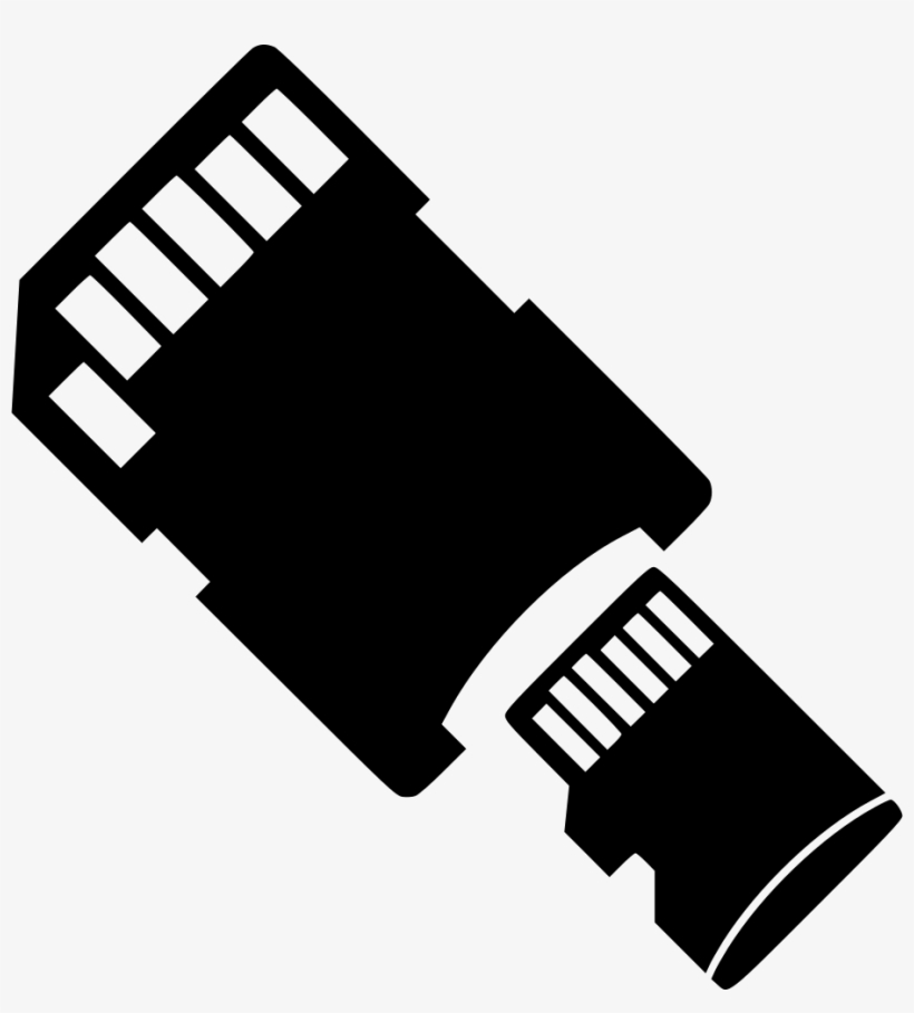 Micro Sd Card Storage Data Small Adapter Comments - Micro Sd Icon Png, transparent png download