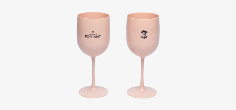 Wholesale Custom Logo Acrylic Wine Glasses And Champagne - Wine Glass, transparent png download