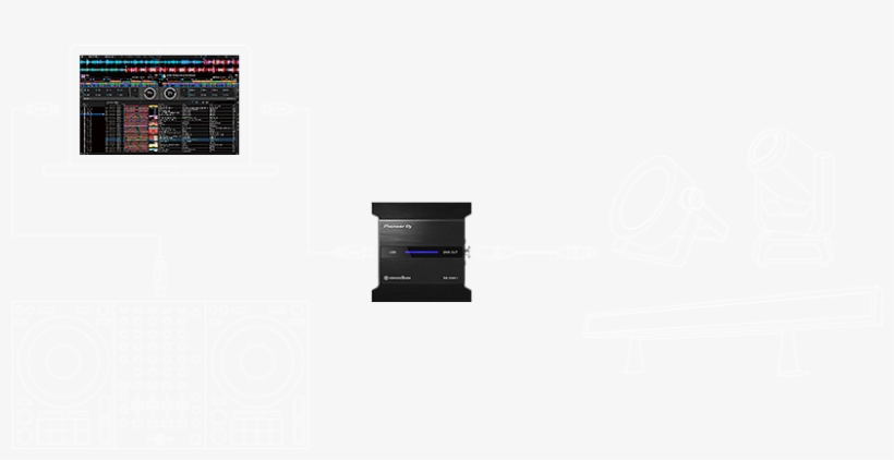 With A Usb Cable, The Rb-dmx 1 Interface Connects Directly - Chair, transparent png download