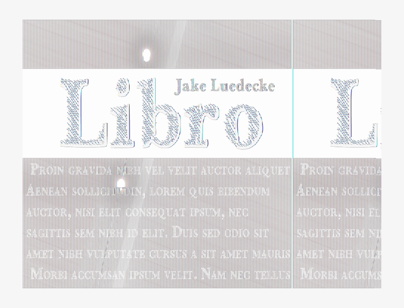 Free Libro Font - Curtain, transparent png download