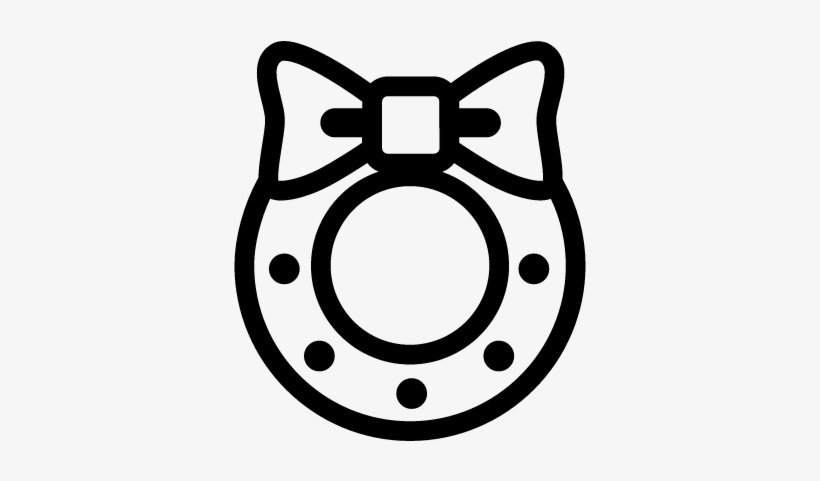 Christmas Horseshoe Vector - Icon, transparent png download