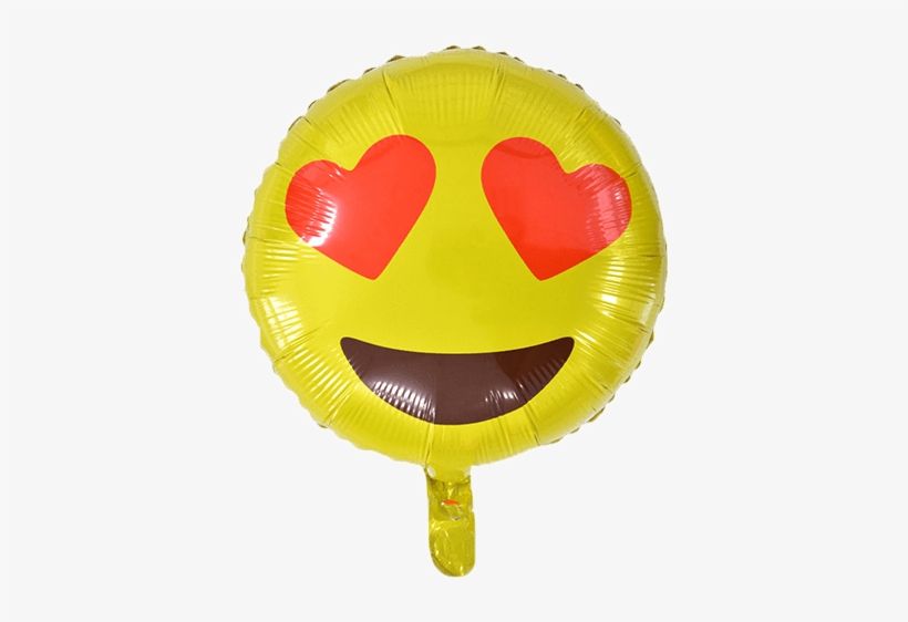 Balón Foliový Smajlík Love 45 Cm, transparent png download
