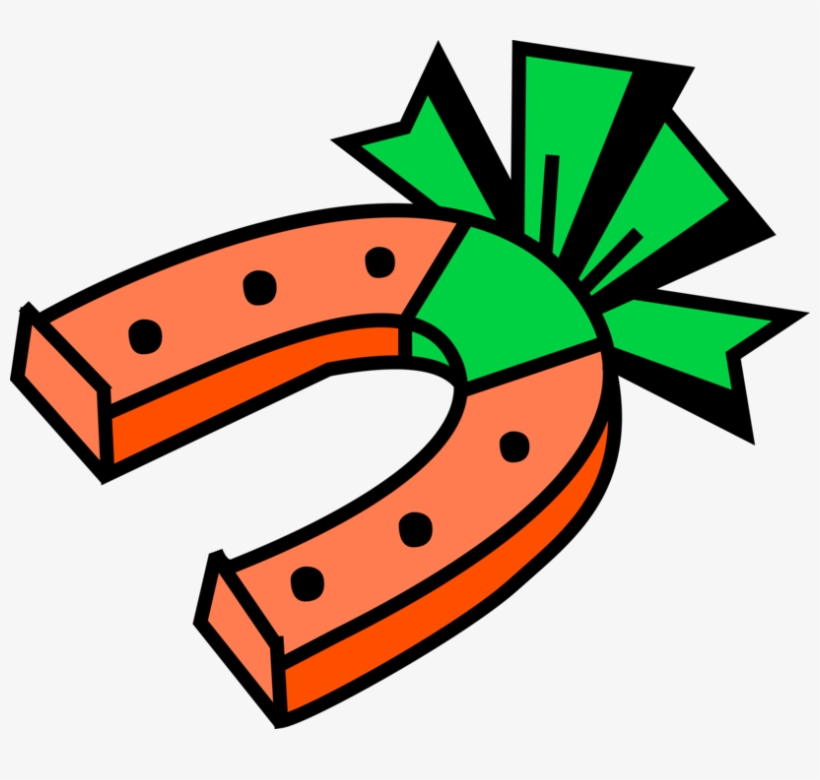 Vector Illustration Of Lucky Horseshoe Good Luck Protective, transparent png download
