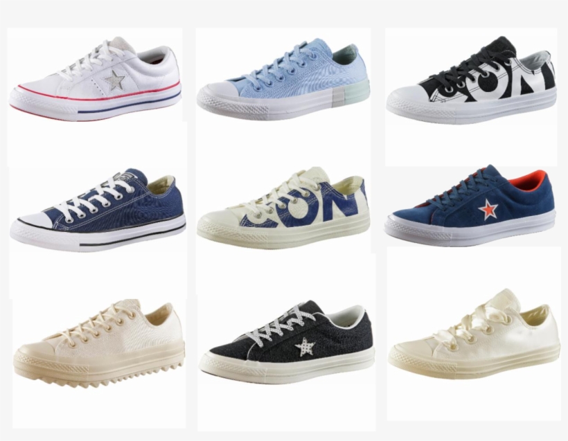 Low Top Chucks Have, In Contrast To The High Top Models - Skate Shoe, transparent png download