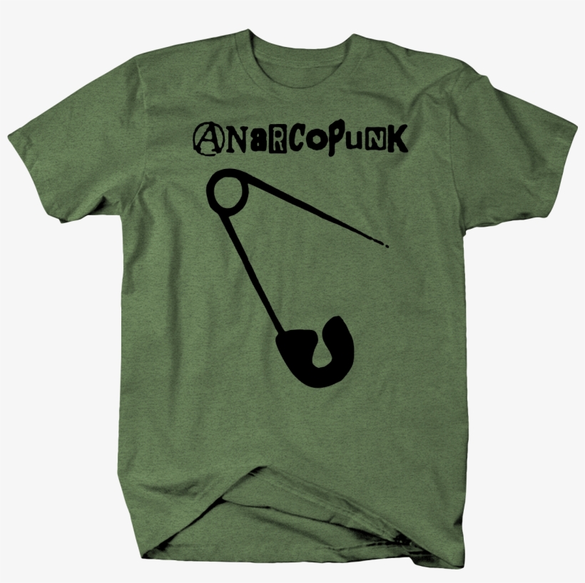 Anarco Punk Safety Pin Tshirt - Shirts By Sarah Men's Geek Science Atom Shirts Scientist, transparent png download