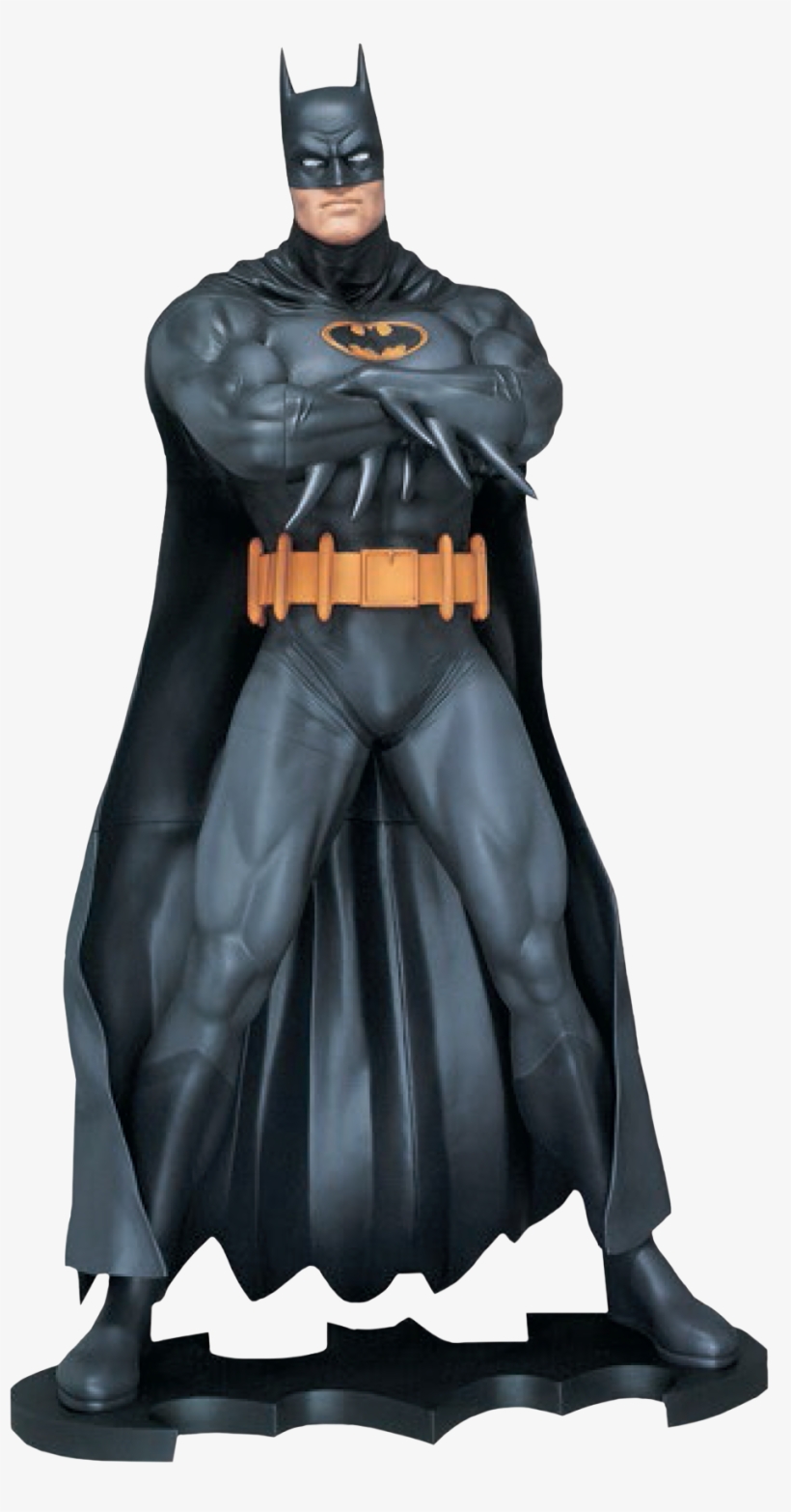 Blue Suit Batman Life Size Statue Collectable Figures - Batman, transparent png download