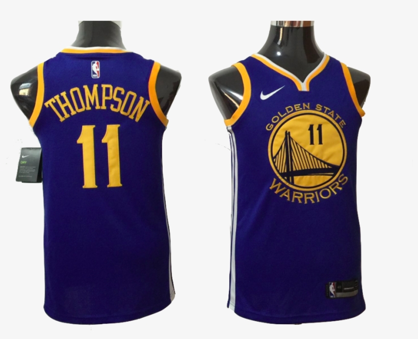 Klay Thompson Golden State Warriors Autographed Blue, transparent png download