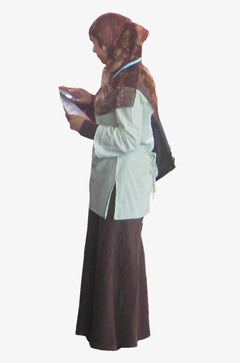 Muslim Woman Png - Muslim Woman Standing Png, transparent png download