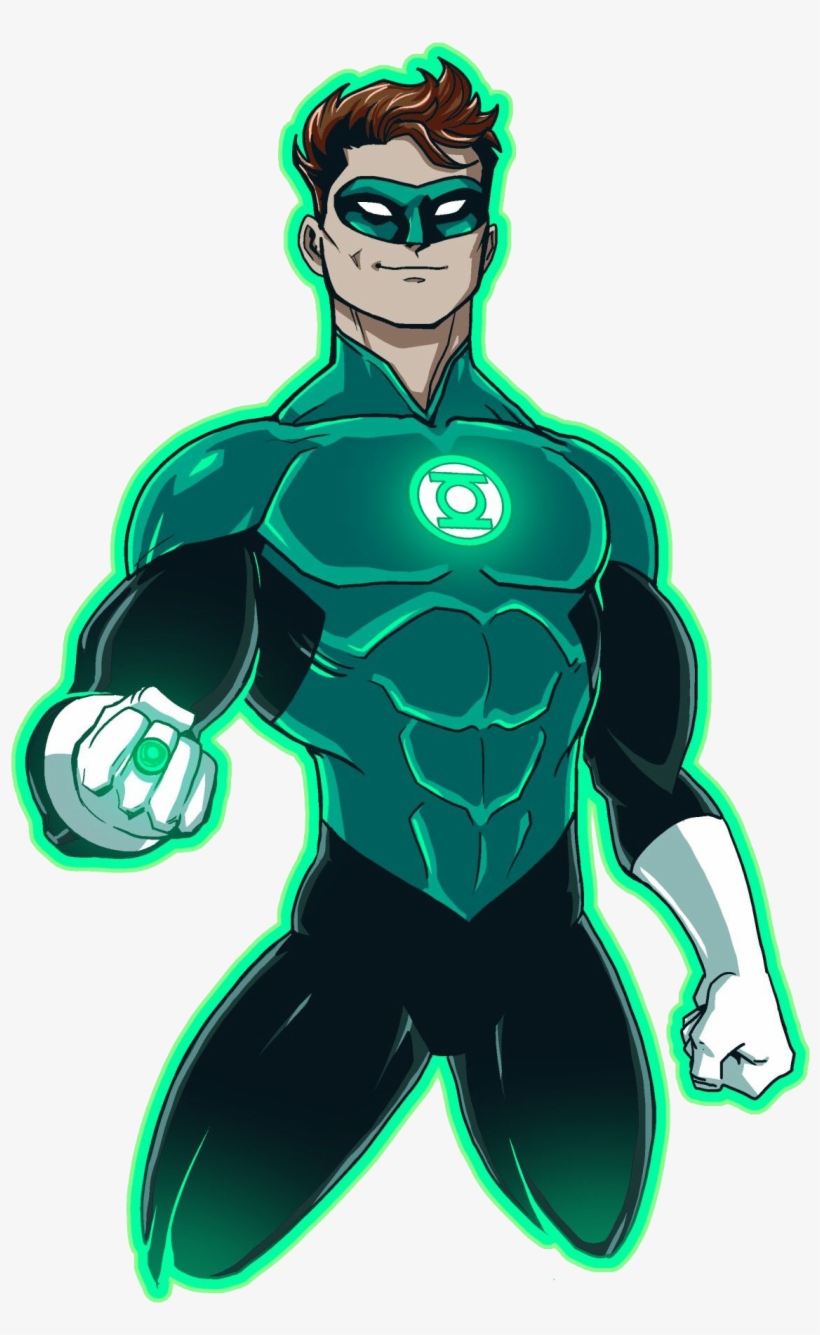 Green Lantern Free Desktop Background - Green Lantern Hal Jordan Art Station, transparent png download