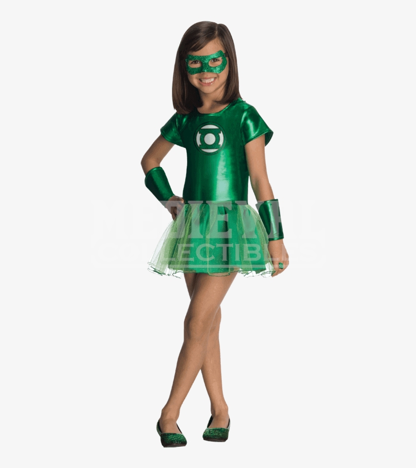 Girls Green Lantern Tutu Costume - Green Lantern Girl Costume, transparent png download