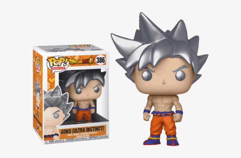 Goku Ultra Instinct Pop Vinyl Figure - Goku Ultra Instinct Pop, transparent png download