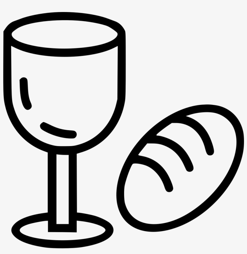 Png File - Bread And Wine Icon, transparent png download