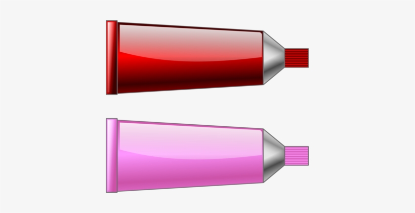 Watercolor Painting Cyan Red Computer Icons - Red And Pink Colours, transparent png download