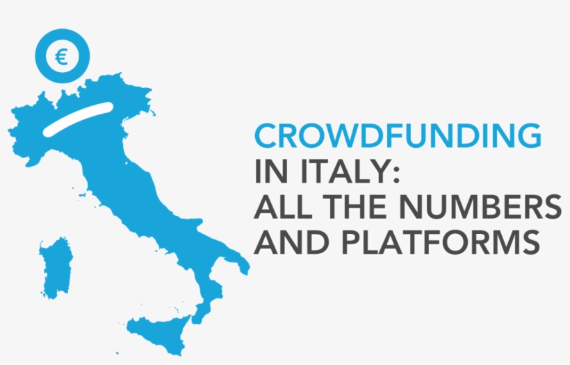 Crowdfunding In Italy - Map Of Italy, transparent png download