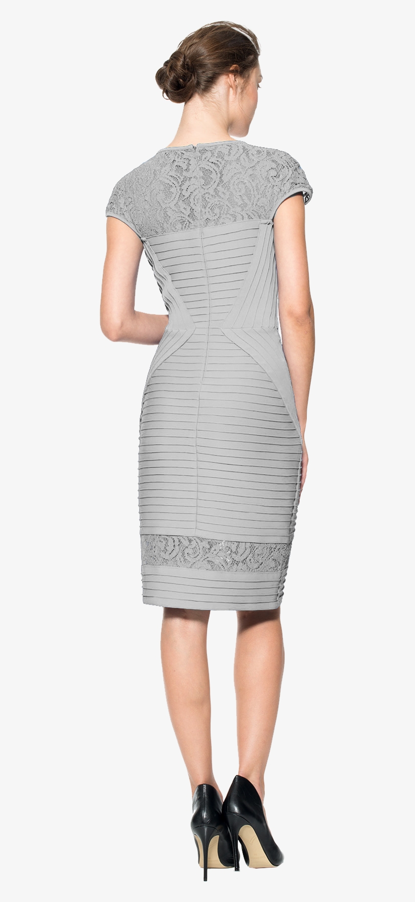 Cutout Gray Pinterest People - Woman Back Png, transparent png download