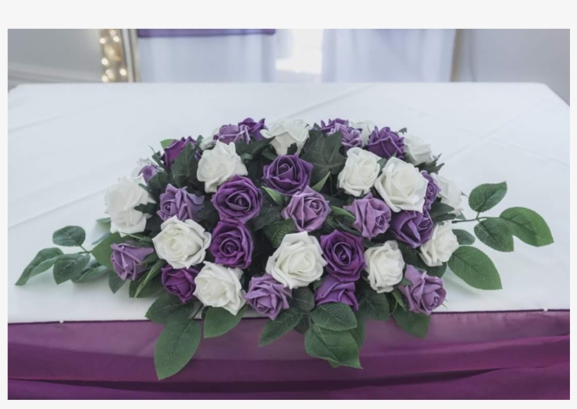 Top Table Flowers For Weddings Inspiration Arrangement - Centrepiece, transparent png download