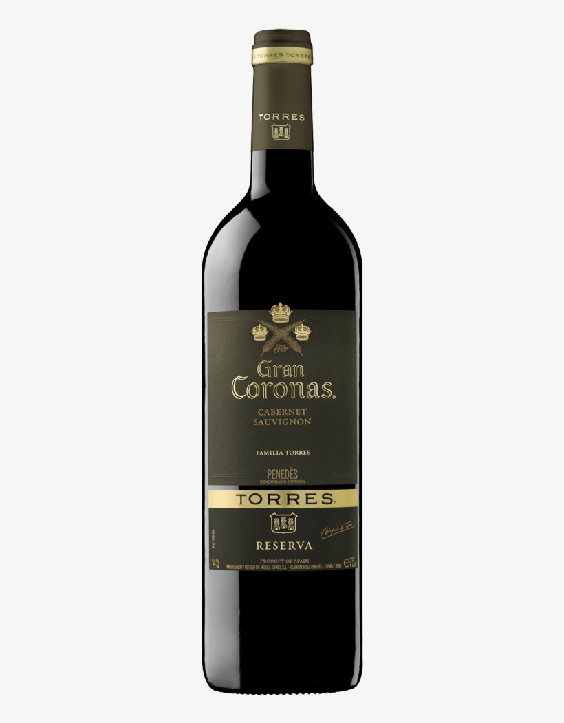 Torres Gran Coronas Cabernet Sauvignon Penedes Do - Gran Coronas Reserva 2014, transparent png download