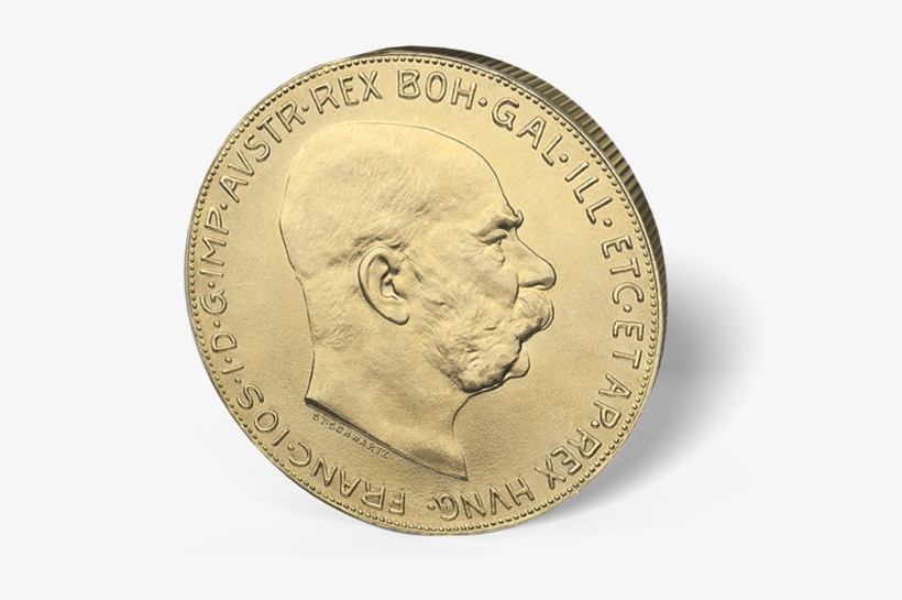 Picture Of Austria Gold 100 Coronas - Gold, transparent png download