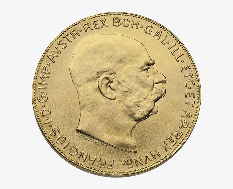100 Coronas Thumb - Gold Wolf Canada Coin, transparent png download
