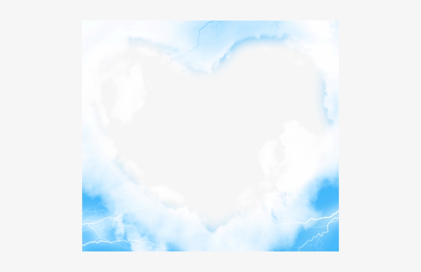 Coração Feito De Nuvens - Marcos De Nubes Png, transparent png download