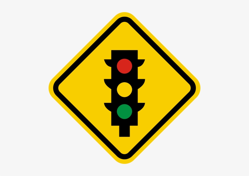 Traffic Sign Board - Australian Traffic Light Sign, transparent png download
