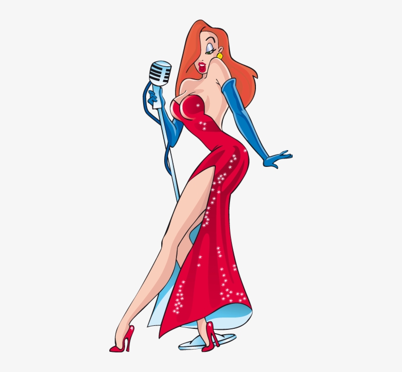 Vinilo Decorativo Jessica Rabbit - Jessica Rabbit Vector, transparent png download