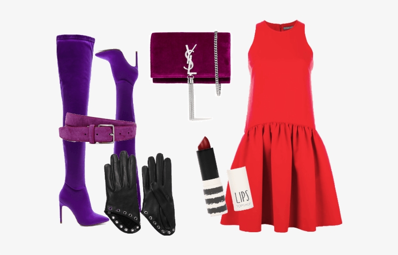 Jessica Rabbit Disneybound - Alexander Mcqueen - Eyelet-embellished Leather Gloves, transparent png download