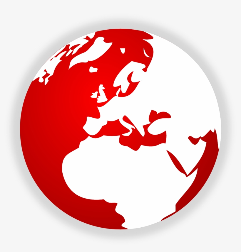 World Free Images At Clker Com Vector - Red World Logo Png, transparent png download