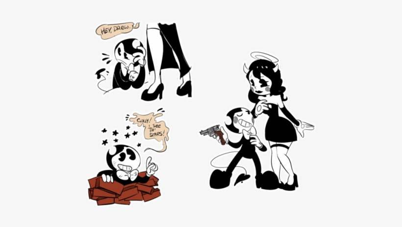 Ya Remember The Who Framed Bendy Drew Au - Cartoon, transparent png download