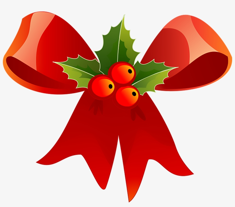 Christmas Bow Tie Clipart Transparent PNG - 865x720 - Free Download on