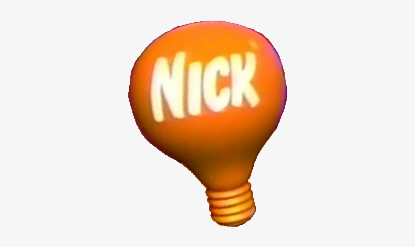 Nickelodeon Lightbulb - Nickelodeon Logo Light Bulb, transparent png download