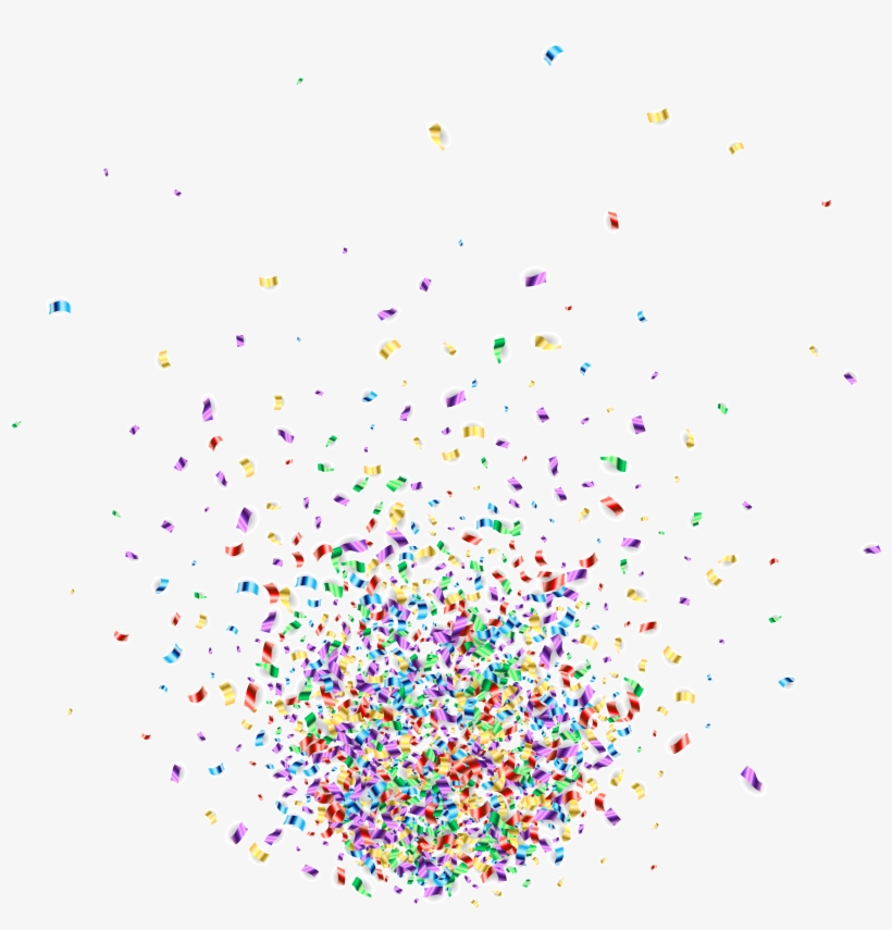 Colorful Fireworks Debris - Portable Network Graphics, transparent png download