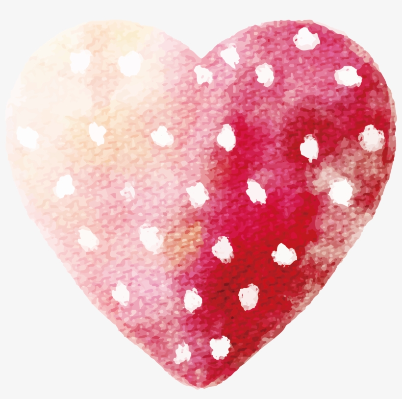 Heart Watercolor Png - Vector Graphics, transparent png download
