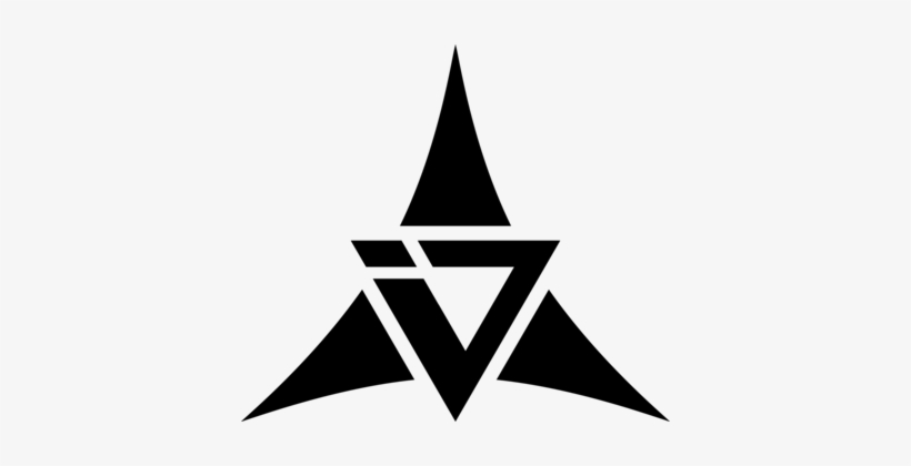 Triangle Point Star Black M - Shosanbetsu, transparent png download