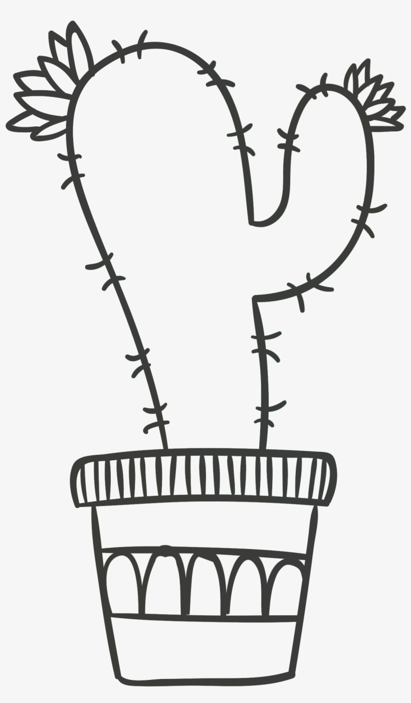 Image Download Cactaceae Painting Drawing Euclidean - Notebook Journal Dot-grid, Graph Grid, Lined, Blank, transparent png download