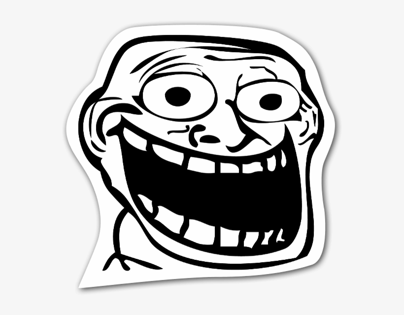 Happy Memes Sticker Funny Faces Cartoon Troll Transparent PNG Happy Memes Sticker Funny Faces Cartoon Troll Transparent PNG