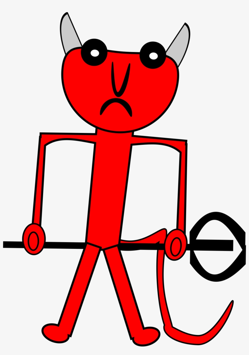 Banner Royalty Free Clipart Devil - Devil Clipart, transparent png download