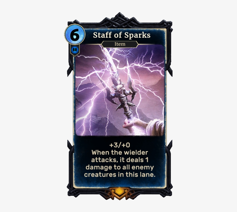 Staff Of Sparks - The Elder Scrolls, transparent png download